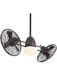 gyro wet rated led 42 twin ceiling fan