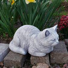 Garden Statue Cat Garden Figure