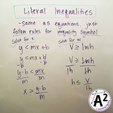 Algebra 1 Inequalities Algebra 1