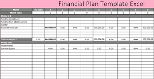 financial planning excel spreadsheet