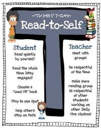 Daily 5 Read To Self Poster Chart Read To Self Daily 5