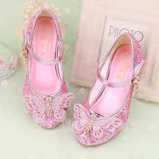 Girls Closed Toe Leatherette Low Heel Flower Girl Shoes With Bowknot Rhinestone Velcro 207134062