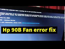 hp system fan 90b error fix the