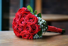 red roses romantic love flower bouquet