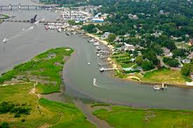 Crabtown Creek Inlet In Manasquan Nj United States Inlet