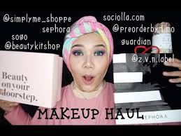 makeup haul indonesia harbolnas 2016