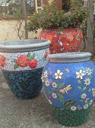 Mosaic Diy Mosaic Garden Mosaic Vase