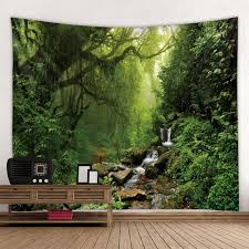 Beautiful Nature Waterfall Tapestry