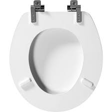 Closed Front Enameled Wood Toilet Seat