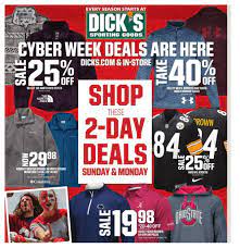 Dick's Sporting Goods Cyber Monday Ad
