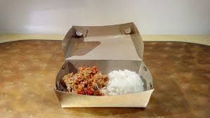 Ayam bakar, kremes , geprek , fillet dll. Jual Paper Lunch Box Eco Kotak Nasi Kertas Dus Makanan Meal Box Take Away Size M Medium Di Lapak Setyashop Bukalapak