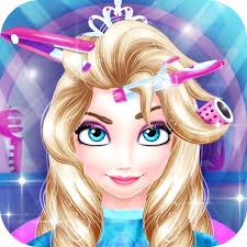 princess barbie hair salon barbie
