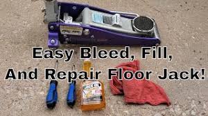 how to repair a broken floor jack that