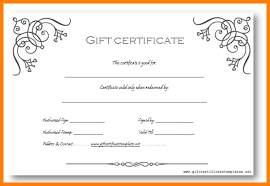 8 Gift Certificate Template Free Online Pear Tree Digital