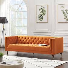Modern Chesterfield Velvet Sofa
