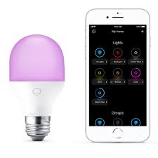 Lifx Mini Color And White A19 E26 Wi Fi Smart Led Light Bulb Apple