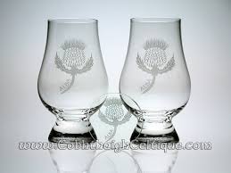 Scottish Thistle Glencairn Glass