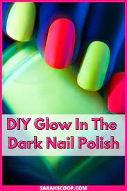 diy glow in the dark nail polish