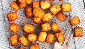crispy air fryer tofu recipe love and