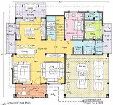 Modern 5 6 Bedroom House Floor Plans