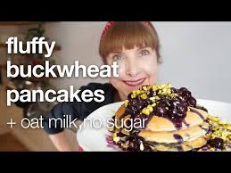 fluffy buckwheat flour pancakes oat