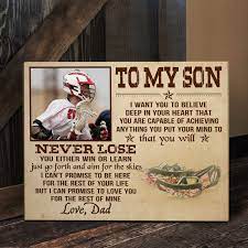 personalized lacrosse gift for son