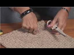 remove burn marks on rugs