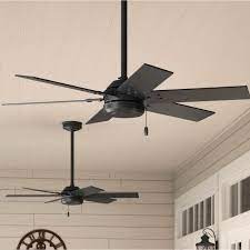 matte black indoor outdoor ceiling fan