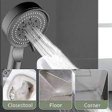 Black 5 Modes Water Saving Shower Head