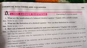 Chemical Reactions And Equations 1 81