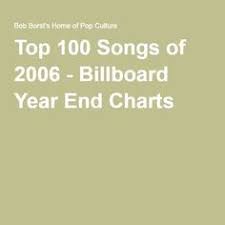 Top 100 Songs Of 2006 Billboard Year End Charts 2006
