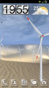 wind turbines 3d live wallpaper for