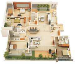 4 bedroom apartment house plans
