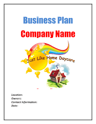 daycare business plan template sle