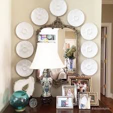 decorating with plates on the wall