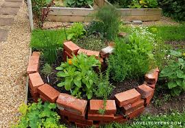 Build An Herb Spiral With Old Bricks