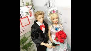 Đám cưới búp bê ken và barbie/ hoat hình búp bê Bông Hoa nhỏ Shop - YouTube