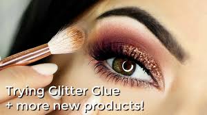 beginner glitter eye makeup tutorial