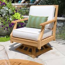 seneca outdoor swivel rocking chair