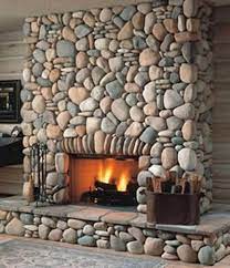 I Love Me A River Rock Fireplace