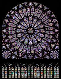 File North Rose Window Of Notre Dame De