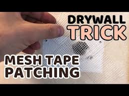 Patch A Hole In Drywall Mesh Tape