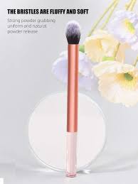 1pc soft round nose shadow brush with