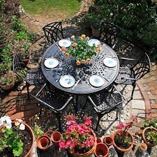 Amelia Bronze 8 Seater Garden Table Set