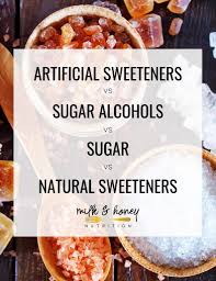 artificial sweeteners vs sugar