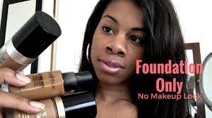 foundation only no makeup look you