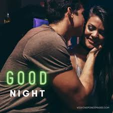romantic hug good night images