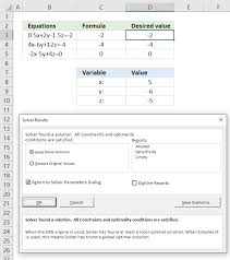 Solve Simultaneous Linear Equations