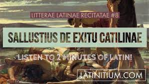 Ego vero deis habeo gratiam, quod natus est temporĭbus vitae tuae. Sallust On The Death Of Catiline Latin Texts Latinitium