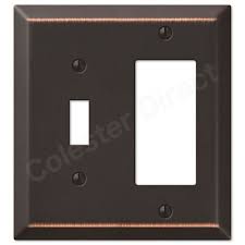 Oil Rubbed Bronze Wall Switch Plate